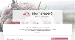 Desktop Screenshot of blumenzeit.at